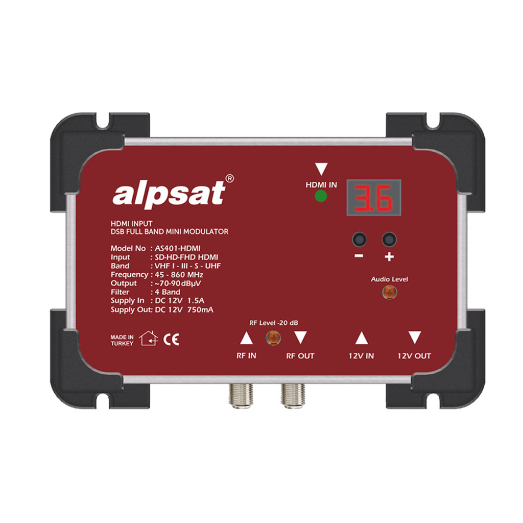 ALPSAT Dsb Rf Modulator AS401HDMI Alpsat Elektronik